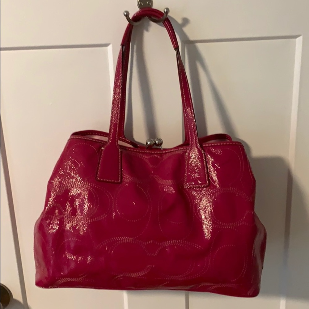 Coach - all season patent satchel - Picture 3 of 12